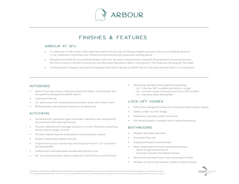 Arbour (Townhomes)
